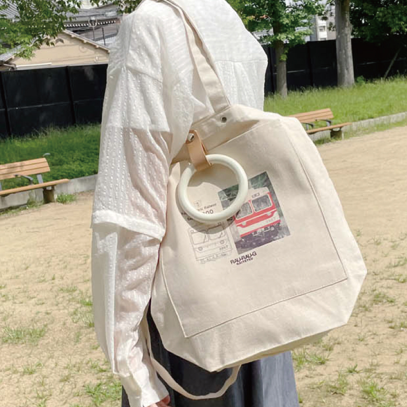 神戸電鉄 プリント2WAYショルダーバッグ