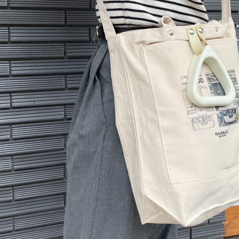 神戸新交通 プリント2WAYショルダーバッグ