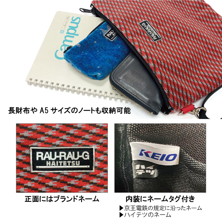 京王電鉄8000系 モケットサコッシュ